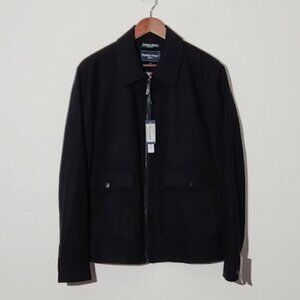 Paisley and Gray Men's Full Zip Wool Blend Jacket in Size Large